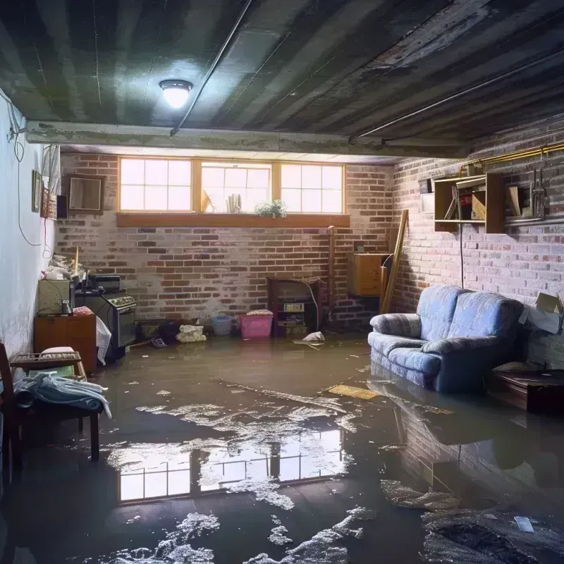 Flooded Basement Cleanup in Prentiss, MS